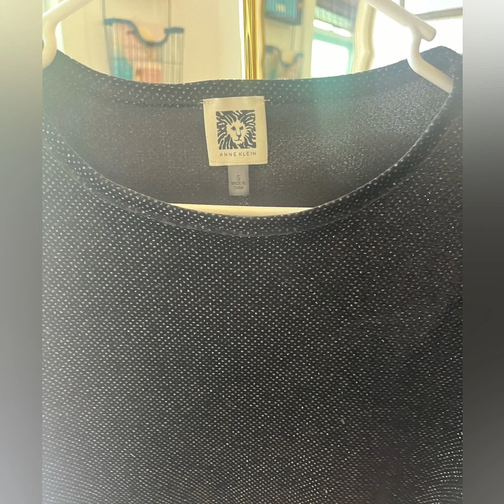 Anne Klein Glitter black size small - Picture 6 of 6